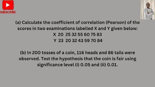 ES 4 Correlation amp Coin Toss Test [upl. by Karlan157]