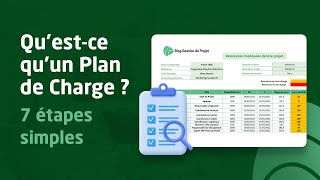 Créer un PLAN DE CHARGE sur Excel en 7 étapes [upl. by Enilram740]