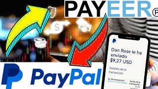 🎉Como PASAR DINERO de PAYEER A PAYPAL🤑rápido y seguro 20232024 [upl. by Savvas]