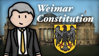 191933 The Weimar Constitution  GCSE History Revision  Weimar amp Nazi Germany [upl. by Dnomyaw518]