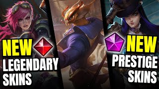 RIOT INTRODUCES NEW SKINS STRATEGY  Next Legendary Skins  Next Prestige Skins and More [upl. by Eehtomit]