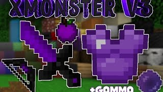 REVIEW TEXTURE PACK PVP MINECRAFT 1819110 quotxMonster V3 Purplequot [upl. by Meeker]