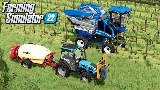 Uprawa WINOGRON 🍇  Farming Simulator 22 [upl. by Aicilaana]