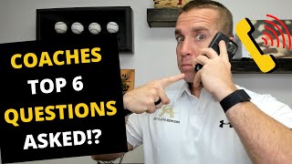 Top questions to be ready for from college coaches [upl. by Ojimmas]