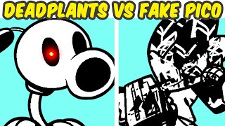 Friday Night Funkin VS DeadplantsEXE VS Fake Pico Flores Mortui  FNF MODPlants vs Zombies [upl. by Latia]