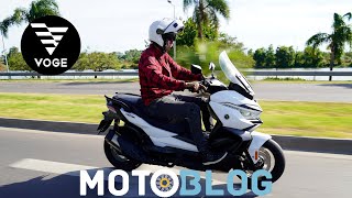 Test Ride Voge SR4 Max  Hay un nuevo patrón en el barrio  Motoblogcom [upl. by Najib]