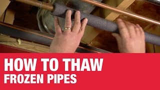 How To Thaw Frozen Pipes  Ace Hardware [upl. by Fraser336]