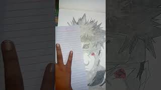 Ultimate Genjutsu Shisui Uchiha drawing with colour pencils and drawing pencilnaruto drawinganime [upl. by Yedsnil615]