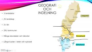 Fakta om Sveriges geografi befolkning och utbildning [upl. by Selda900]