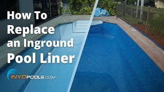 How To Replace An Inground Pool Liner [upl. by Bordy246]