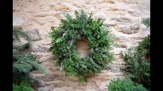 Royal florist Philippa Craddocks Christmas wreath making tutorial  House amp Garden [upl. by Behlke]