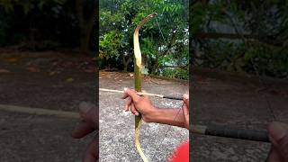 Green Bamboo Idea and simple slingshotbamboo bambooart diy bamboocrafts [upl. by Aleuname]