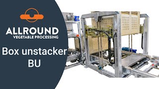 Box unstacker  Allround Vegetable Processing [upl. by Sarita]