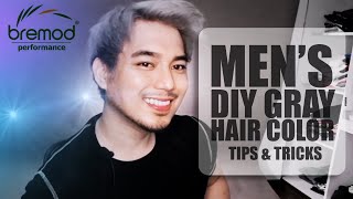 DIY ASH GRAY HAIR BREMOD  QUARANTINE VLOG [upl. by Ennayhc]