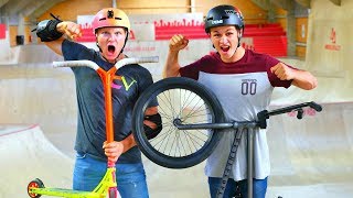 PRO SCOOTER VS PRO BMX ULTIMATE BATTLE [upl. by Nuahsar103]