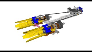 Lego 75258 Anakins Podracer – 20th Anniversary Edition 3D Sketchup [upl. by Modeste525]