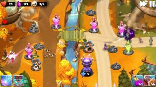 Castle Creeps TD  Chapter 22 Level 85Goldbridge 3 Stars [upl. by Reivazx]