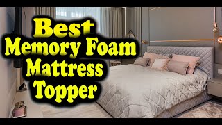 Best Memory Foam Mattress Topper Consumer Reports [upl. by Nnylyma]