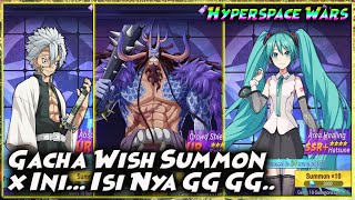 GACHA WISH SUMMON UR SANEMI UR KAIDO HYBRID SSR HATSUNE MIKU 🔥 HYPERSPACE WARS [upl. by Adali824]