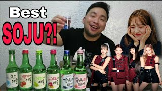 Soju Flavors Taste Test [upl. by Alehcim]