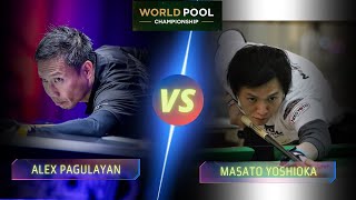 ALEX PAGULAYAN VS MASATO YOSHIOKA  2024 WORLD POOL CHAMPIONSHIP billiards 9ballpool highlights [upl. by Barthelemy546]