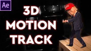 3D Motion Tracking  After Effects CC Tutorial Put Text On Walls [upl. by Novelc875]