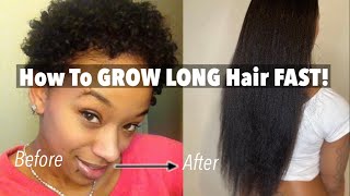 HOW TO GROW HAIR FASTER  Hair Growth Tips For Long And Healthy Hair [upl. by Nahtaoj]