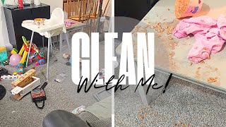 UK CLEAN WITH ME  CLEANING UP AFTER MY 3 KIDS 3  UNDER [upl. by Entwistle]