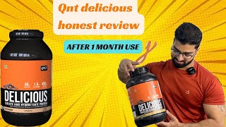 Qnt delicious whey protein review Hindi  Honest review [upl. by Bazar]