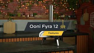 Ooni Fyra 12 Portable Wood Pellet Pizza Oven [upl. by Mureil]