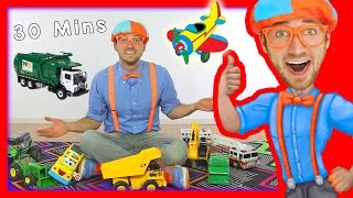 Toy Videos for Children with Blippi  Learn Numbers 30 Minutes [upl. by Ahtar638]