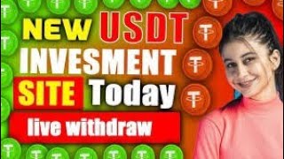 New usdt earning platform  new usdt earning site 2024  usdt mining site [upl. by Okihsoy]