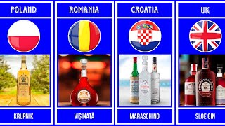 Top 50 Liqueurs Different Countries  Genalyst liqueur mixed drink [upl. by Sussna]