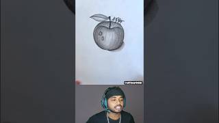 How to draw a apple with a pencil shorts [upl. by Eiramasil758]