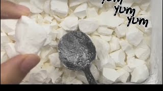 Cornstarch chunks eating [upl. by Matty]