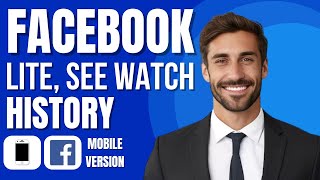 How To See Watch History On Facebook Lite New Method [upl. by Ahsinehs]