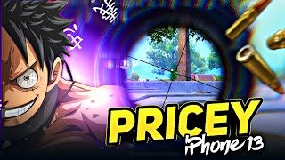 Pricey 💸  iPhone 13  5 Finger  Gyroscope  Pubg  Bgmi Montage [upl. by Tamera921]