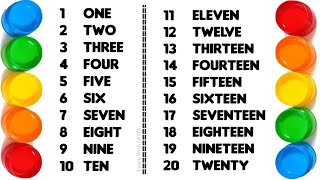 1 to 30 Spelling  One to Hundred Spelling Number names 1 to 30 Learn counting 1 to 30 [upl. by Routh]