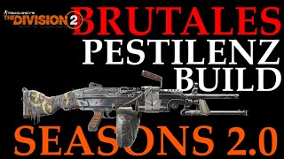 DIVISION 2  PESTILENZ BUILD GUIDE  SEASONS 20  SHADES OF RED  DEUTSCH [upl. by Meara]