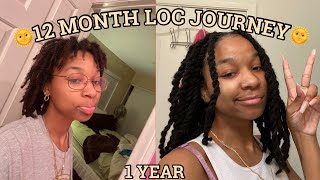 12 MONTH 1 YEAR LOC JOURNEY UPDATE  COZYNAE [upl. by Egdamlat946]