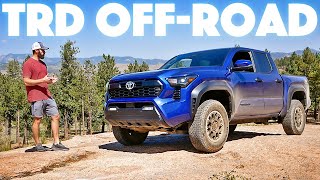 2024 Toyota Tacoma TRD Off Road Review amp Drive  Do you really need the TRD Pro [upl. by Olpe931]