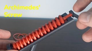 Archimedes screw 3D [upl. by Blau]