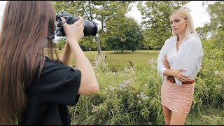 Outdoor Portrait Photography Tutorial  How I take photos outside [upl. by Yseulte]