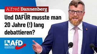 Und DAFÜR musste man 20 Jahre lange debattieren – Alfred Dannenberg AfD [upl. by Annaerb]