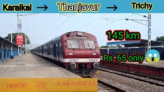 🚂Demu ExpressKaraikal to Trichy train travel vlogMichael Raj [upl. by Aizat48]