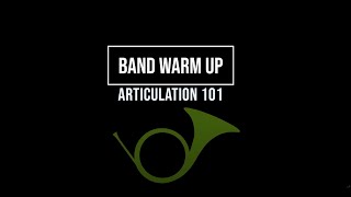 Articulation Play Along Warm Up for Beginner Band [upl. by Aiza]