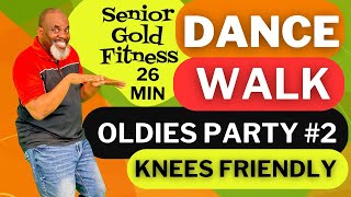 Fun Seniors Walking Dance Oldies Workout 2  Knees Friendly [upl. by Scott702]