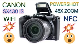 Canon Powershot SX430 IS WiFiNfc Camera With 45x Zoom Trailer Technical Dr Saab [upl. by Ahterod246]