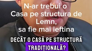 Crezi că o casă pe structură din lemn ar trebui să fie mult mai ieftină decât una tradițională [upl. by Oxford]