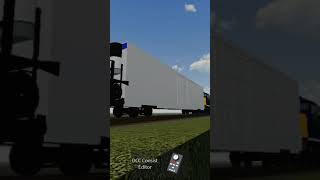 CSX 1852 with CSX 1853 leads in Roblox [upl. by Nira]